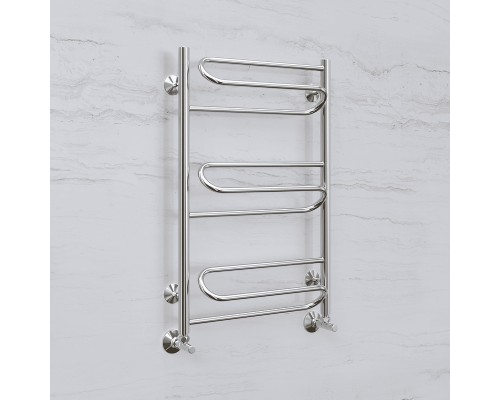 Водяной полотенцесушитель Terminus Юпитер П9 500x800 4670078530448 Хром, нижнее подключение, G 1/2" ВР