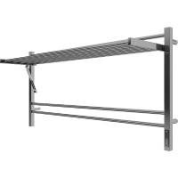 Электрический полотенцесушитель Terminus Горизонт П8 1200х600 4670078543332 с полкой Хром