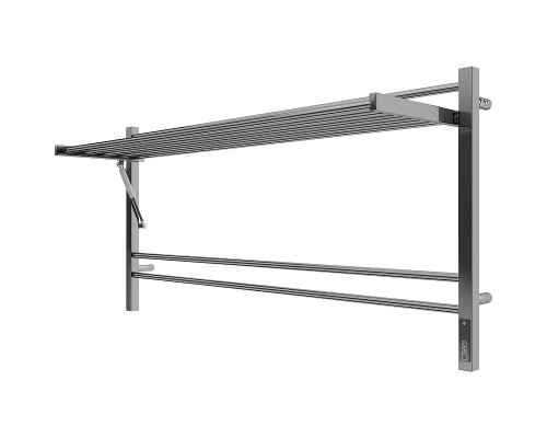 Электрический полотенцесушитель Terminus Горизонт П8 1200х600 4670078543332 с полкой Хром