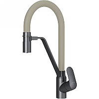 Смеситель для кухни AM.PM Like F8007826 Черный матовый Бежевый