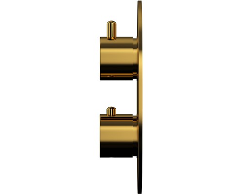 Смеситель для ванны Whitecross Y gold YSET10GL с термостатом Золото