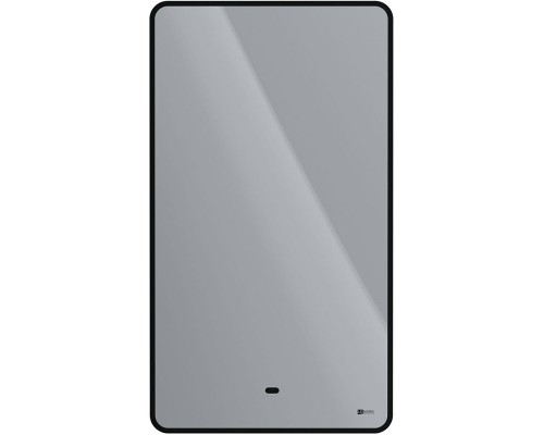 Зеркало Lemark Mioblack 45 с подсветкой Черное с сенсорным выключателем и подогревом