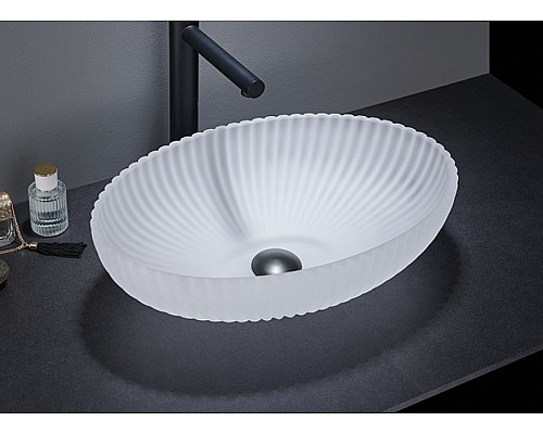 Раковина-чаша CeramaLux 51 GL49-JA Белая матовая