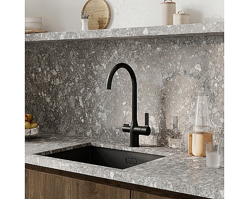 Смеситель для кухни Iddis Pure PURBLFJi05 Черный матовый