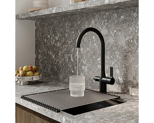 Смеситель для кухни Iddis Pure PURBLFJi05 Черный матовый