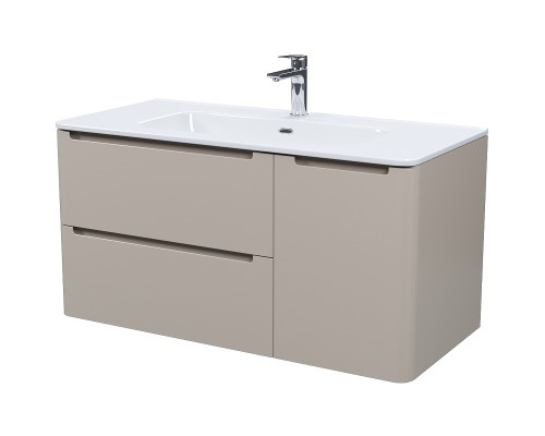 Тумба с раковиной Iddis Edifice 100 EDI10C0i95K подвесная Капучино