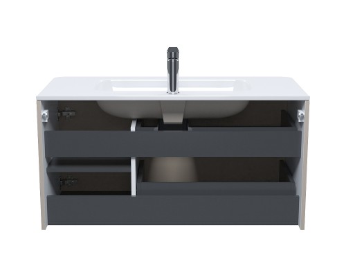 Тумба с раковиной Iddis Edifice 100 EDI10C0i95K подвесная Капучино