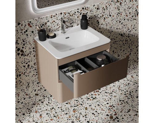 Тумба с раковиной Iddis Edifice 60 EDI60C0i95K подвесная Капучино