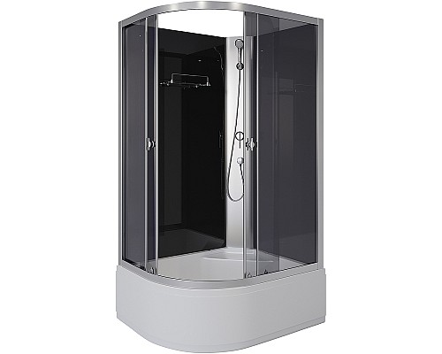 Душевая кабина Niagara Eco 110x80 R E110/80/40R/TN/BK без гидромассажа