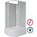 Душевая кабина Niagara Promo 90x70 R P90/70/40R/MT/BK без гидромассажа