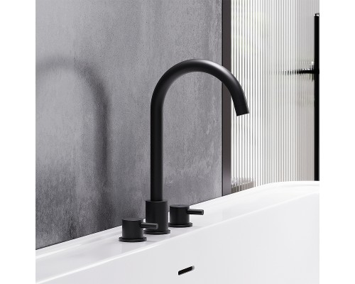 Смеситель для раковины Damixa Scandinavian Pure 360200300 Черный матовый