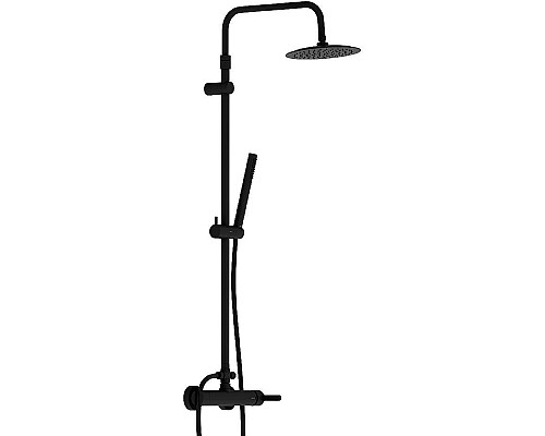Душевая система Damixa Scandinavian Pure 936710300 Черная матовая