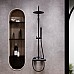 Душевая система Damixa Scandinavian Pure 936710300 Черная матовая