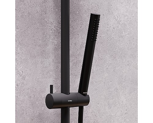 Душевая система Damixa Scandinavian Pure 936710300 Черная матовая