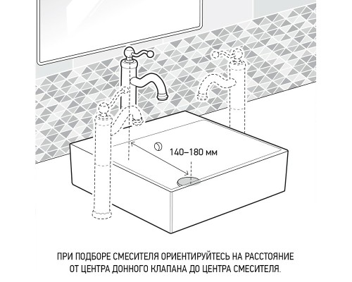 Смеситель для раковины Paini Domus Хром