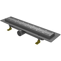 Душевой лоток Paini Line 450 CH450LC с Черной матовой решеткой