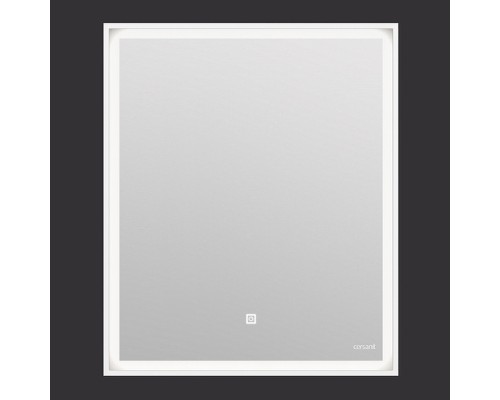 Зеркало Cersanit Louna 60 SP-LU-LOU60-Os с подсветкой Белый с сенсорным выключателем