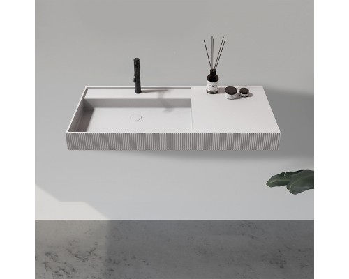 Раковина Abber Stein 120 AS2628 Белая матовая