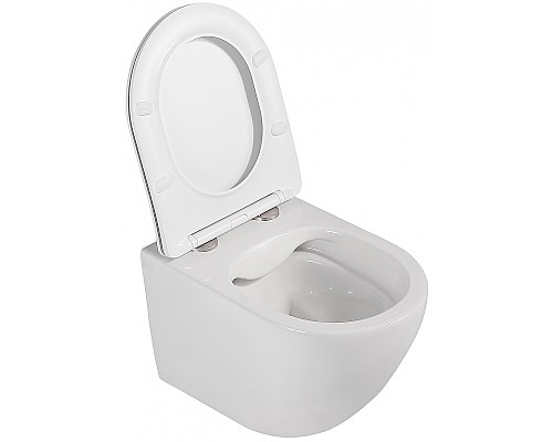 Комплект унитаза с инсталляцией Abber Bequem AC1100-AC0105-AC0120 с сиденьем Микролифт и клавишей смыва Хром