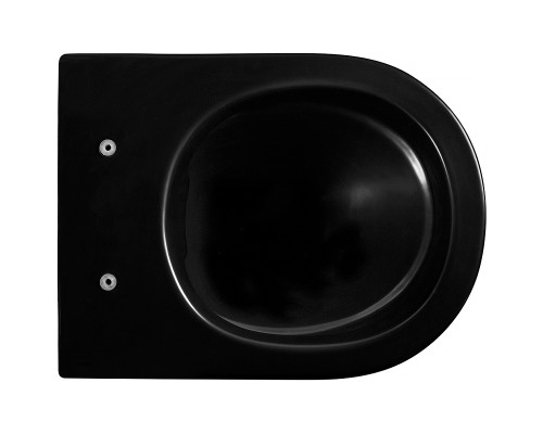 Комплект унитаза с инсталляцией Abber Bequem AC1100MB-AC0105-AC0121MB с сиденьем Микролифт и Черной матовой клавишей смыва