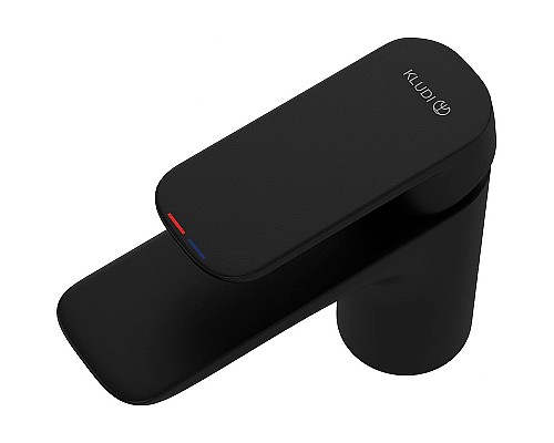 Смеситель для раковины Kludi Pure Style 400283975 Черный матовый