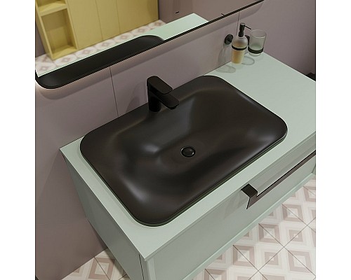 Смеситель для раковины Kludi Pure Style 400283975 Черный матовый