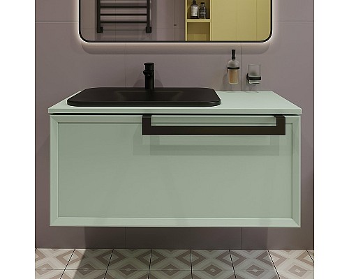 Смеситель для раковины Kludi Pure Style 400283975 Черный матовый