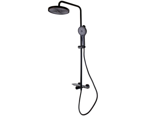 Душевая система Bronze de Luxe Icon 80112CB Черная матовая