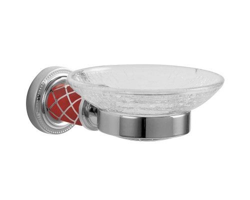 Мыльница Boheme Murano 10903-R-CR Хром Рубиновый