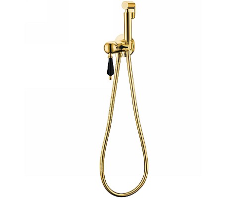 Гигиенический душ со смесителем Boheme Medici 435-BSW Золото