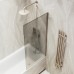 Шторка на ванну Maybah Glass 300x1400 в широком профиле Бронза стекло бронзовое матовое