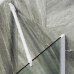 Шторка на ванну Maybah Glass 300x1400 в широком профиле Белый стекло сатиновое
