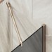 Шторка на ванну Maybah Glass 300x1400 в широком профиле Бронза стекло графитовое матовое