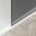 Шторка на ванну Maybah Glass 300x1400 в широком профиле Бронза стекло графитовое матовое