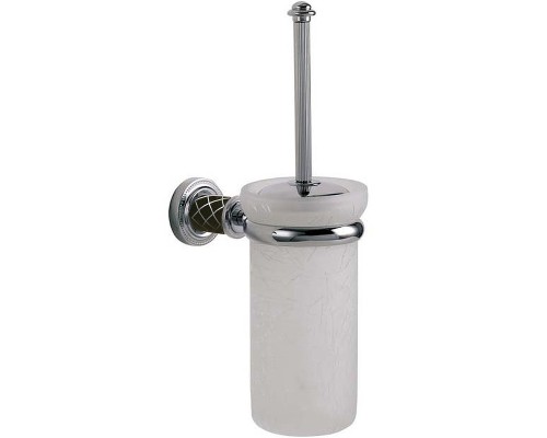 Ершик для унитаза Boheme Murano 10913-CH-CR Хром Шоколад