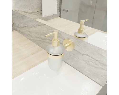 Дозатор для жидкого мыла Fixsen Comfort Gold FX-87012 Золото матовое