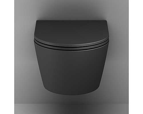 Унитаз AM.PM Func FlashClean C8F1701MBSC подвесной Черный матовый с сиденьем Микролифт