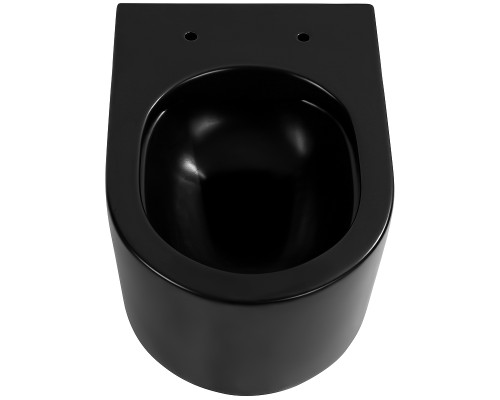 Унитаз Aquatek Мия AQ2004-MB подвесной Черный матовый с сиденьем Микролифт