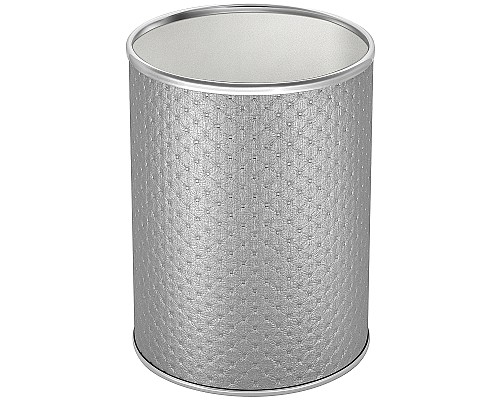 Ведро для мусора Geralis M-PHH-B Punto Серебро, кант Хром, 3 л