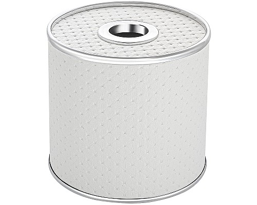 Салфетница Geralis S-PWH Punto Белая, кант Хром