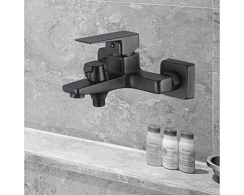 Смеситель для ванны WesnaArt Narcis NAR06-310BL-25201 Черный матовый
