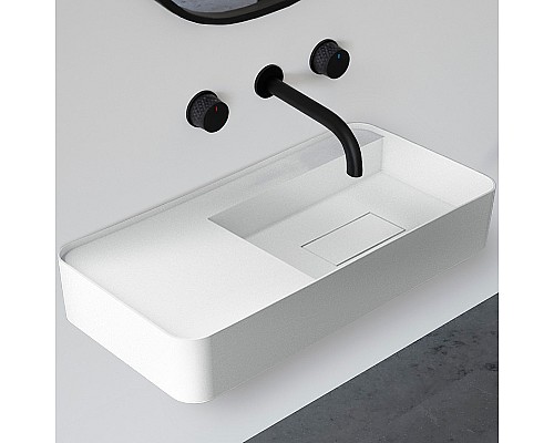 Раковина Abber Stein 120 AS2627-1.2 Белая матовая