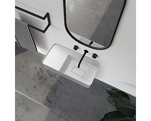 Раковина Abber Stein 120 AS2627-1.2 Белая матовая