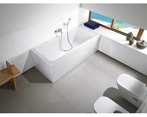 Акриловая ванна Roca Easy 170x80 ZRU9307624 без гидромассажа