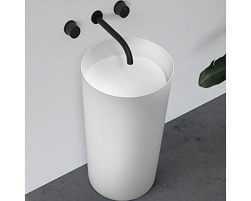 Раковина Abber Stein 45 AS2506-H Белая матовая