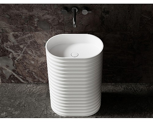 Раковина Abber Stein 58 AS2550-H Белая матовая