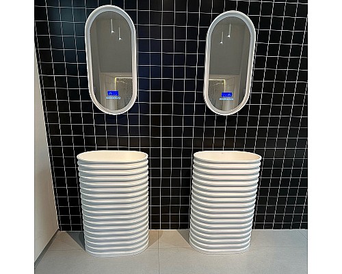 Раковина Abber Stein 58 AS2550-H Белая матовая