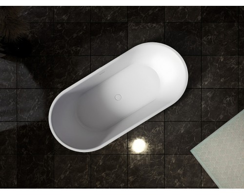 Ванна из искусственного камня Abber Stein 170x80 AS9650 без гидромассажа