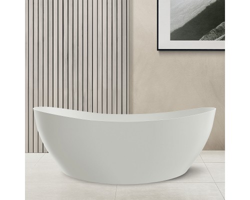 Ванна из искусственного камня Abber Stein 163x85 AS9615-1.6 без гидромассажа