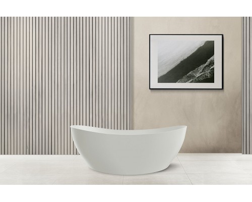 Ванна из искусственного камня Abber Stein 163x85 AS9615-1.6 без гидромассажа